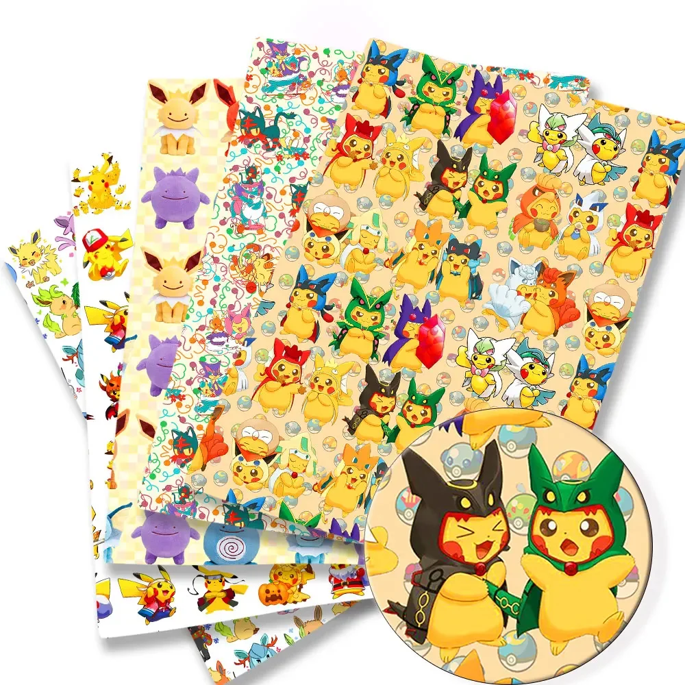 Baby Products Japan - Pokemon Cartoon Fabric140*50cm Handmade Sewing Patchwork