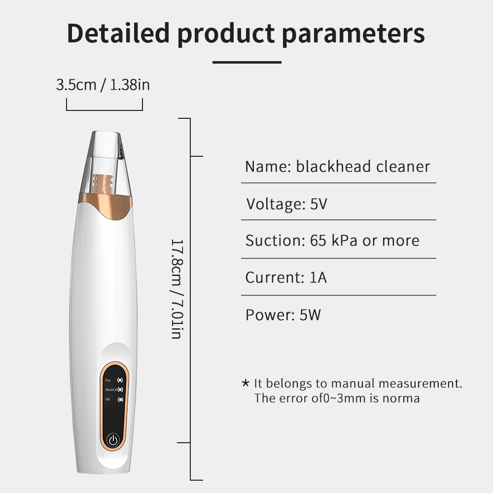 Electric Blackhead Vacuum Remo - đánh giá và giá Nasal Aspirator