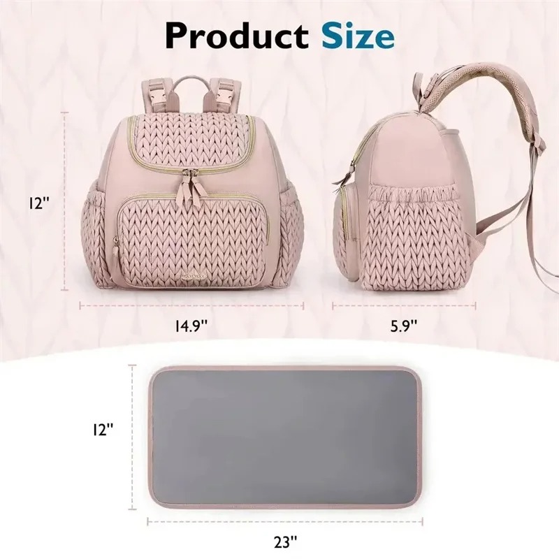 Large Capacity Maternity Diape - đánh giá và giá Diaper Bag Backpack
