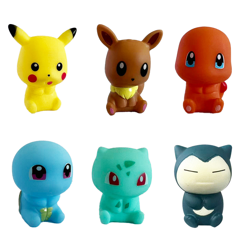 6Pcs Pokemon Bath Toys Pikachu - đánh giá và giá Baby Products Japan