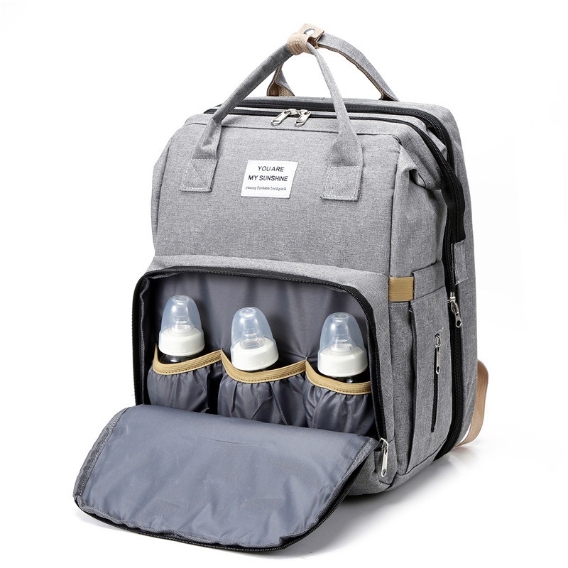 Fashionable Folding Baby Crib  - đánh giá và giá Diaper Bag Backpack