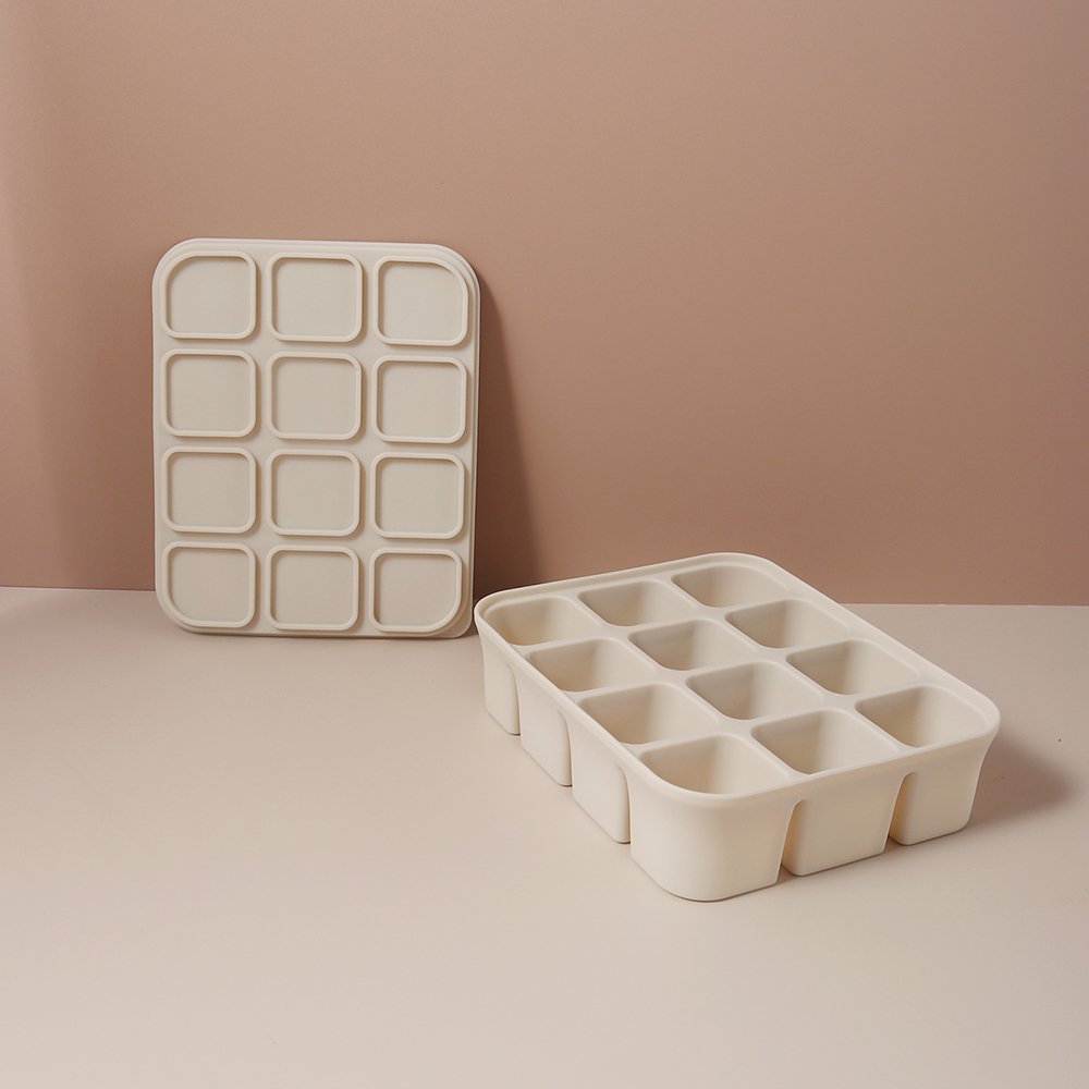 12 Grid Food-Grade Silicone Ba - đánh giá và giá Baby Products Cream