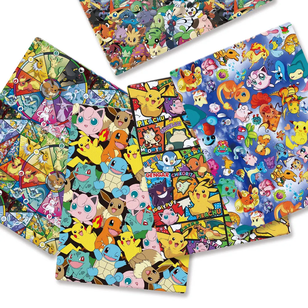 Pokemon Cartoon Fabric140*50cm - đánh giá và giá Baby Products Japan