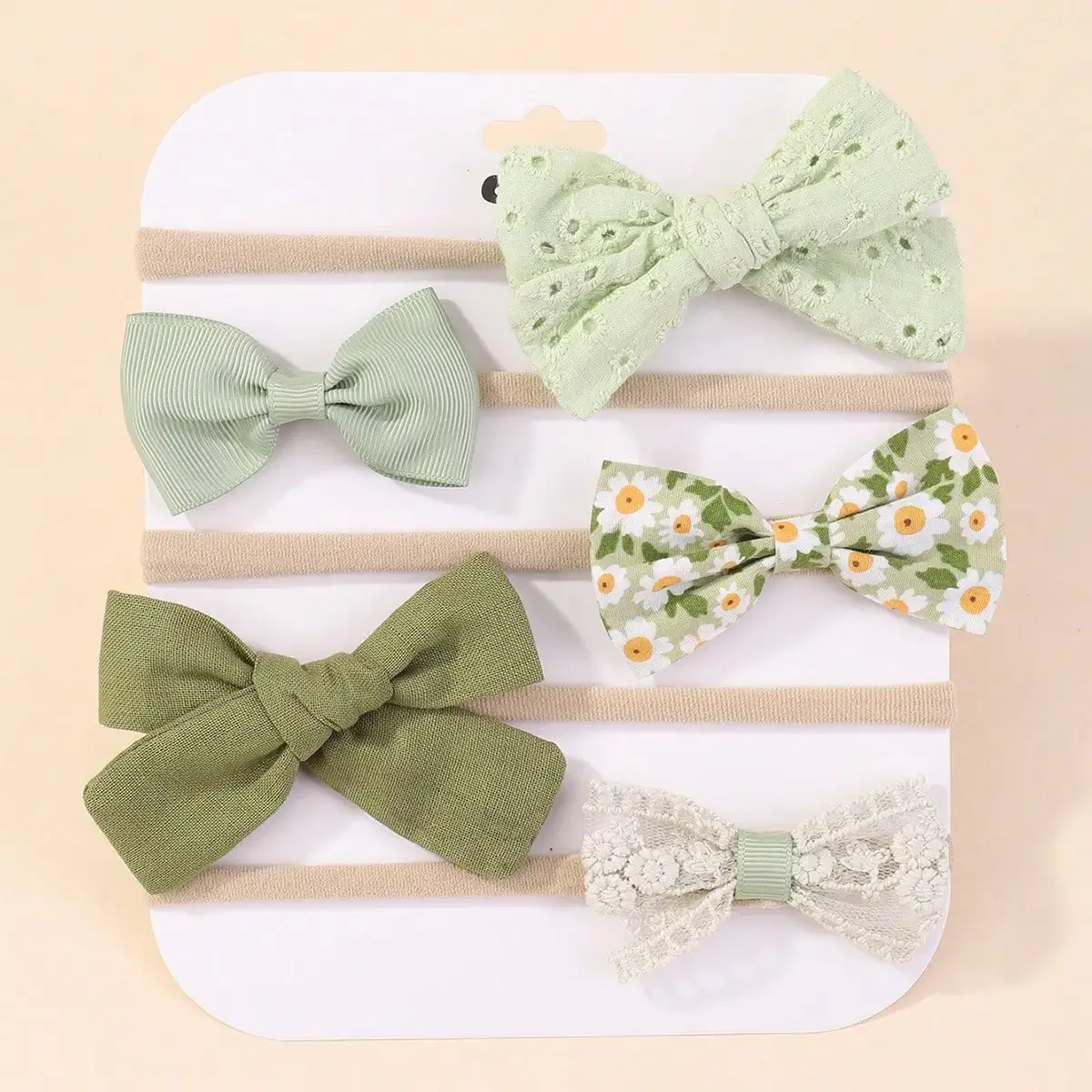 5Pcs/Set Baby Elastic Headband - đánh giá và giá Baby Products Set