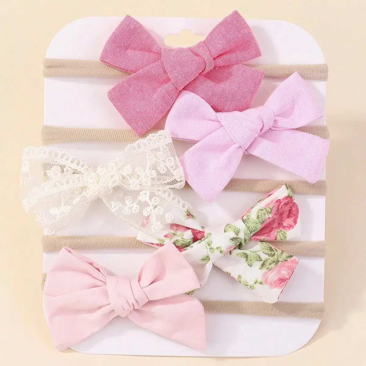 5Pcs/Set Baby Elastic Headband - đánh giá và giá Baby Products Set