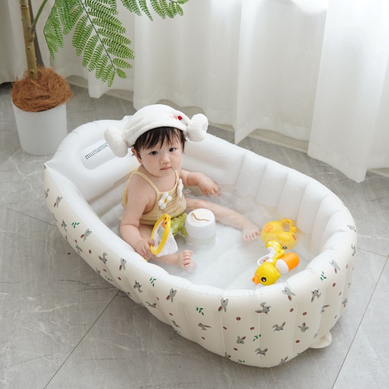 1PC Cartoon Inflatable Bathtub - đánh giá và giá Baby Products For Newborn