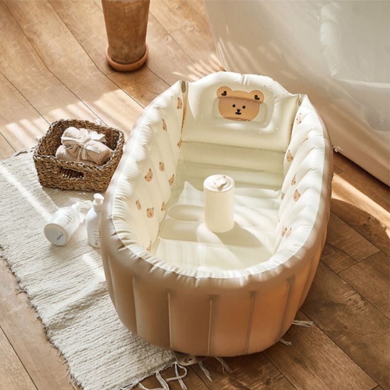 1PC Cartoon Inflatable Bathtub - đánh giá và giá Baby Products For Newborn