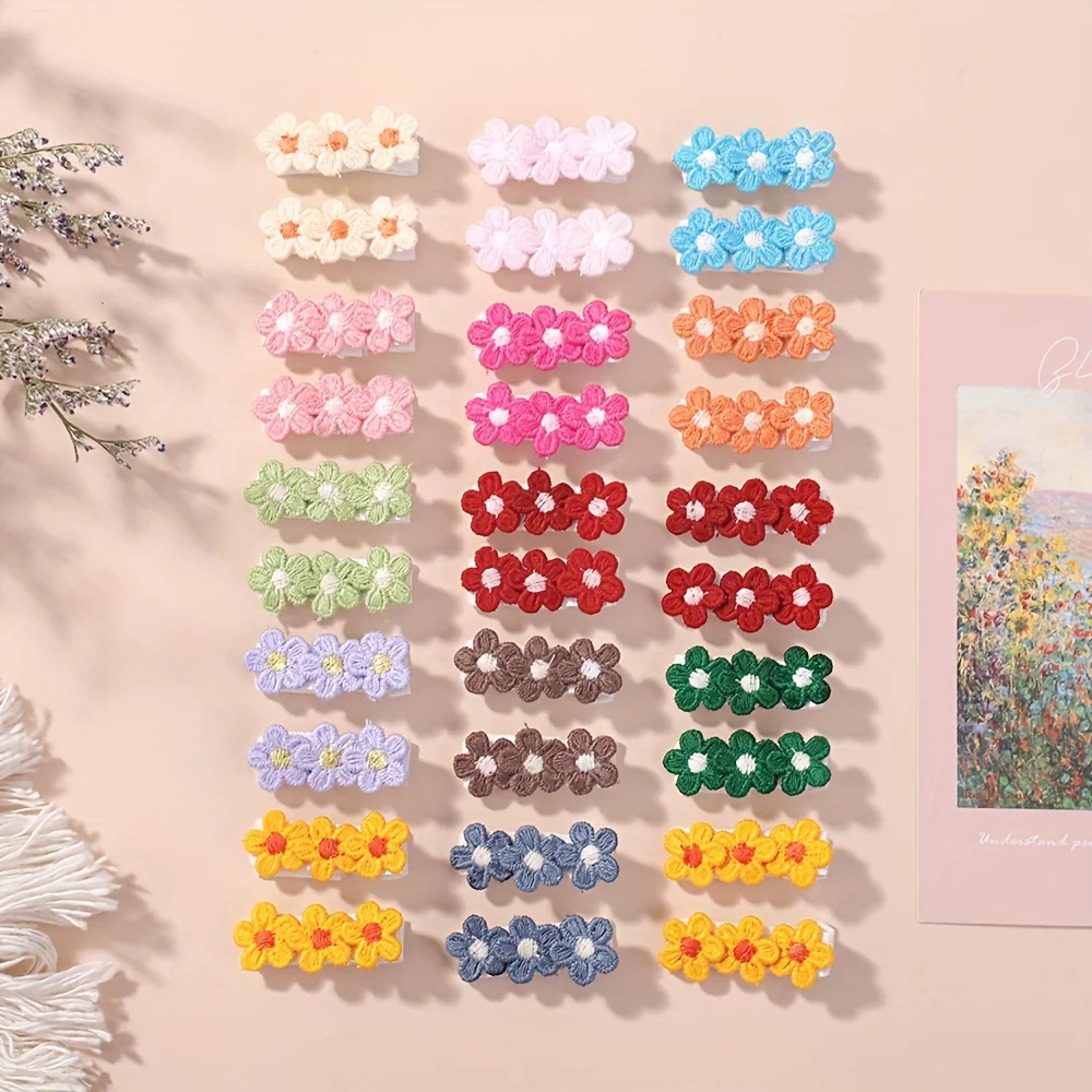 10Pcs/Set Baby Mini Flower Hai - đánh giá và giá Baby Products Set