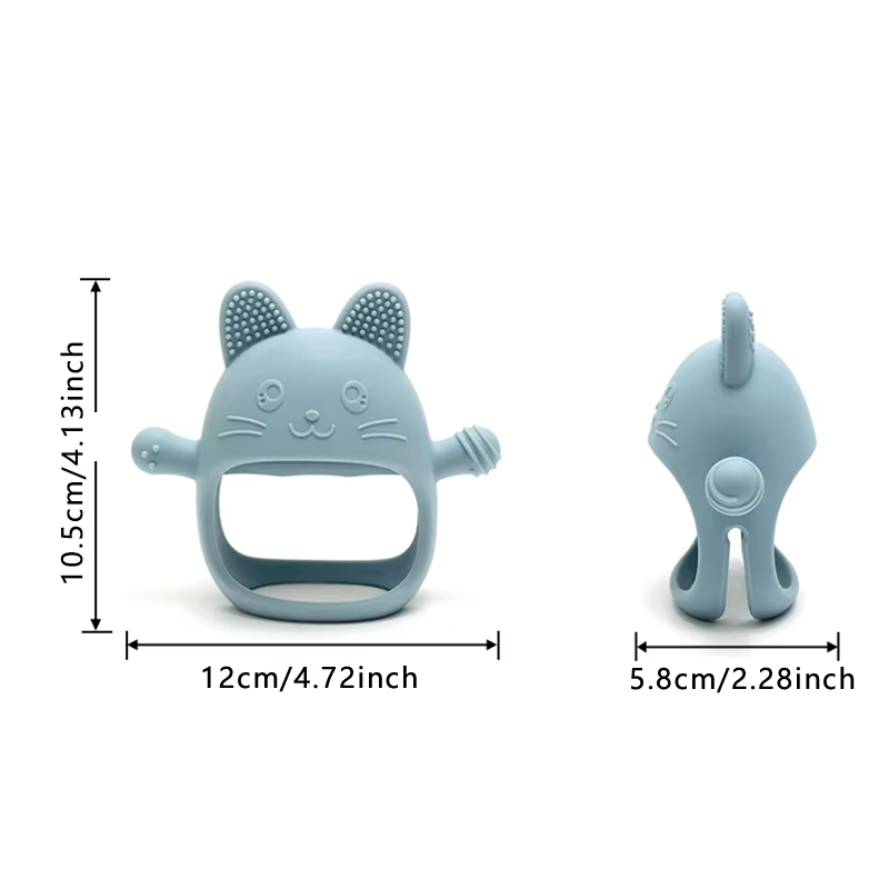 Baby Teething Toy Silicone Tee - đánh giá và giá Teething Mitten Baby