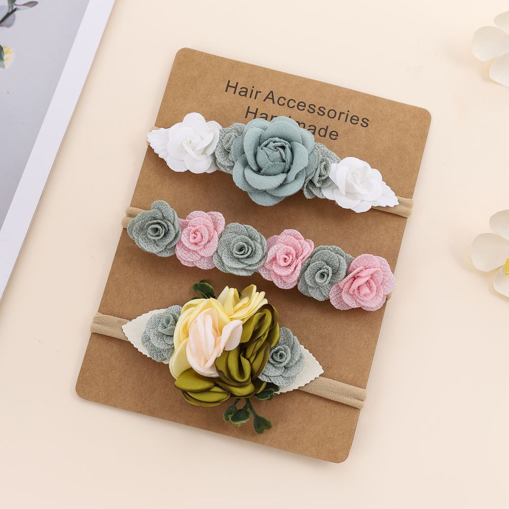 3pcs Baby Girl Headband Set Cu - đánh giá và giá Baby Products Set