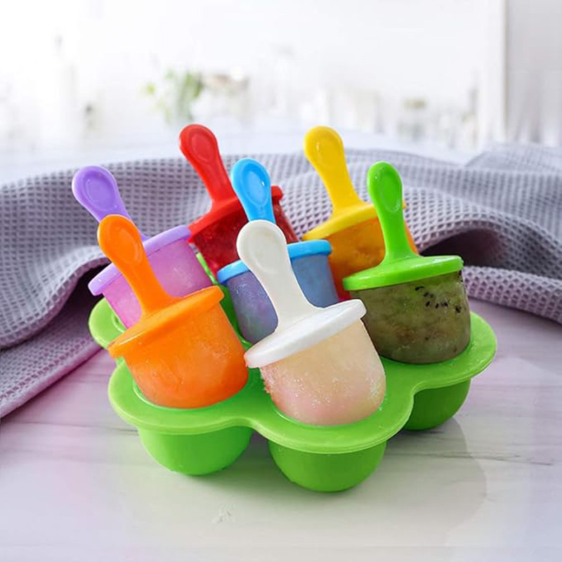 1pc 7 Holes DIY Ice Cream Pops - đánh giá và giá Baby Products Cream
